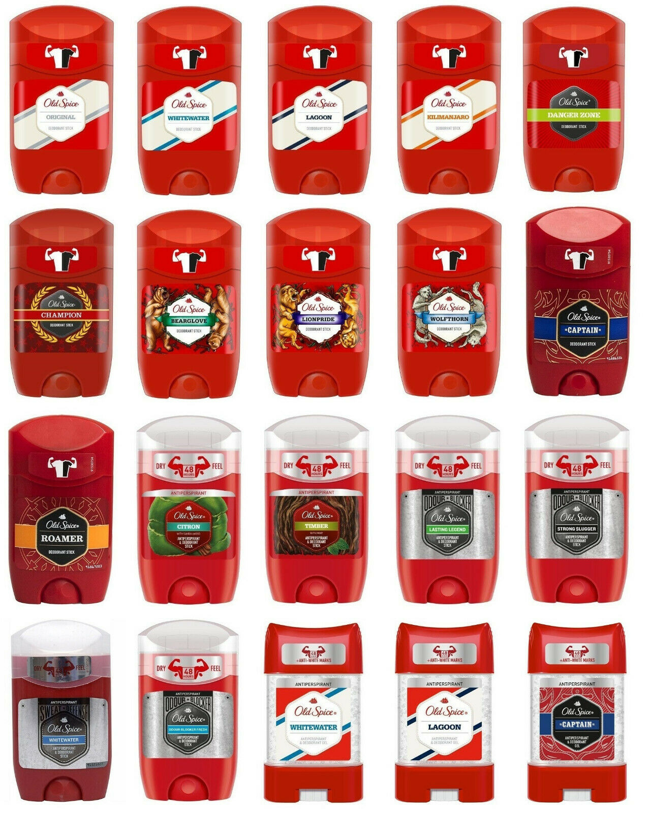 Old Spice Anti-perspirant Deodorant Stick Gel Men 25 Different Scent Free Ship