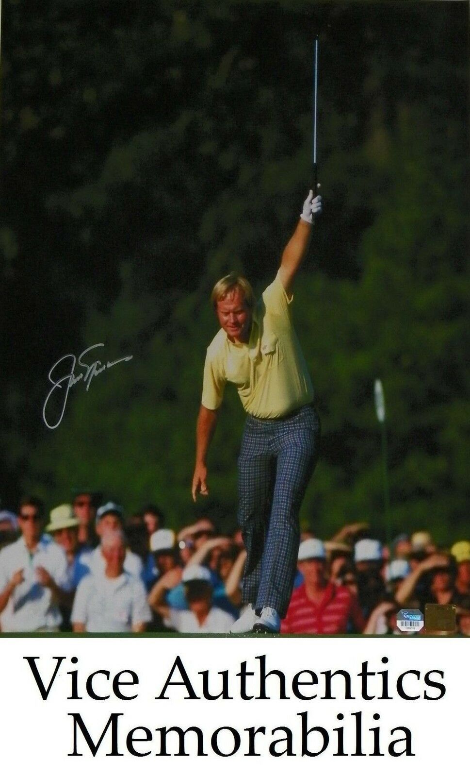 Jack Nicklaus Signed Autographed 1986 Masters 16x20 Photo Golden Bear & Fanatics