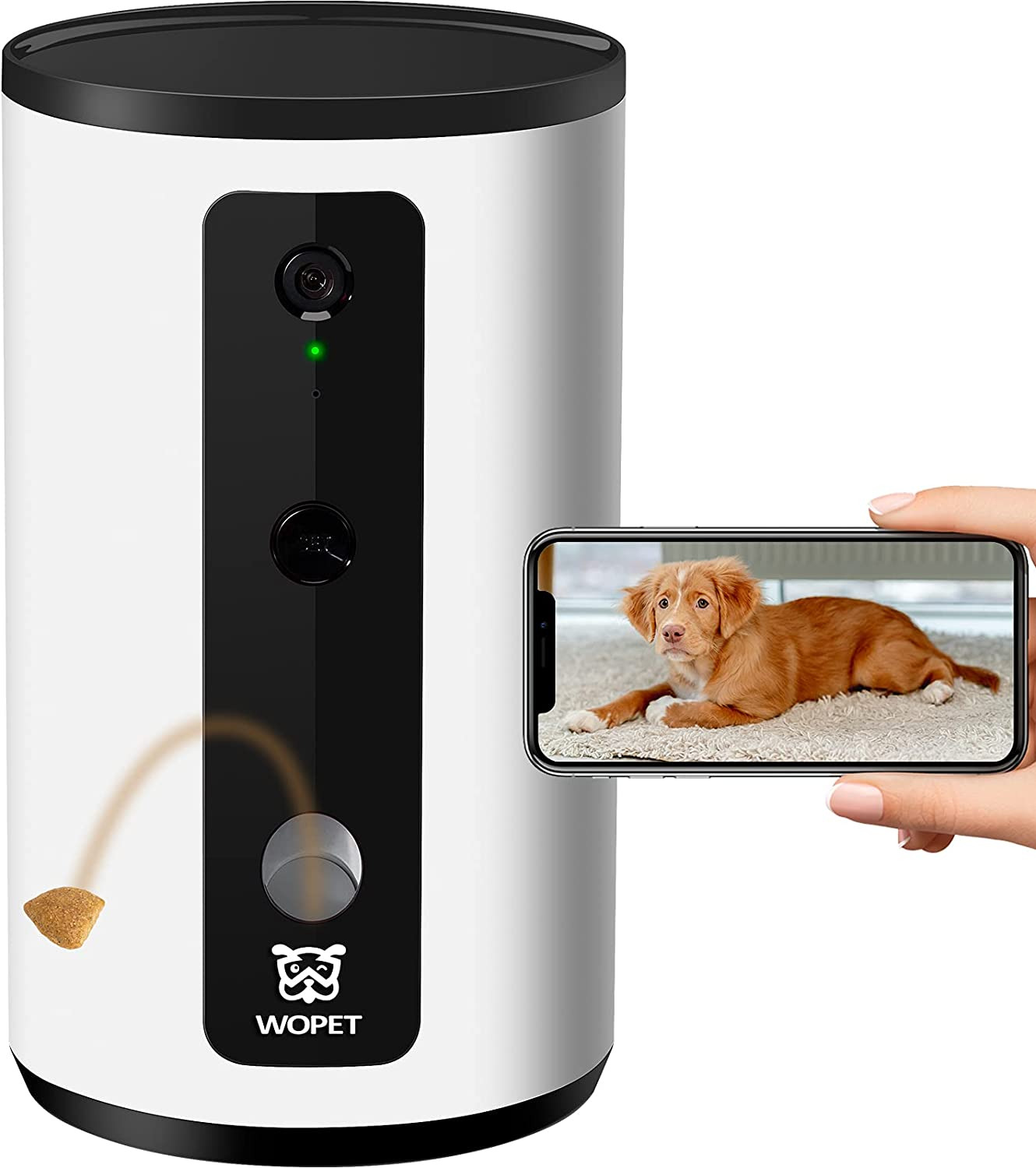 Smart Pet Camera:dog Treat Dispenser, Full Hd Wifi Pet Camera With Night Vision