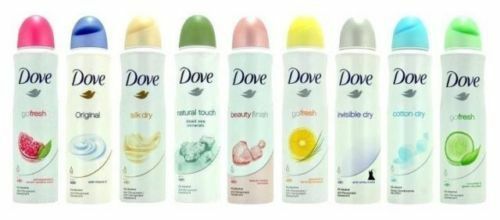 Buy 2 Get 1 Free  Dove Deodorant Body Spray & Anti-perspirant 150 Ml / 5.07 Oz