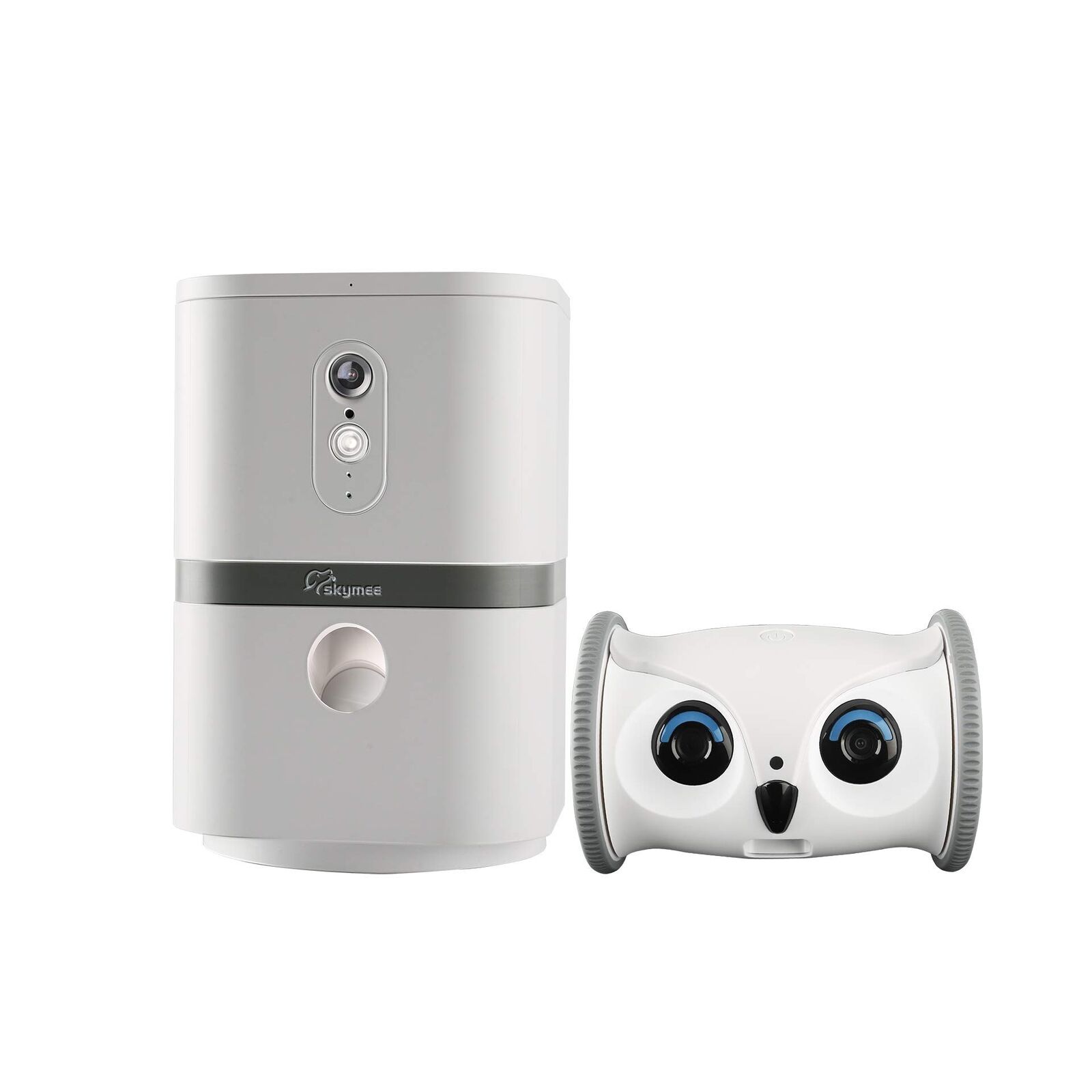 Skymee Pet Camera: Owl Robot & Petalk Ai Ii 1080 Fhd Pet Camera Treat Dispens...